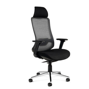 Silla oficina sincronizada 933 negra Rocada RD-933V26-4