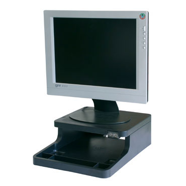 Soporte monitor negro Stey