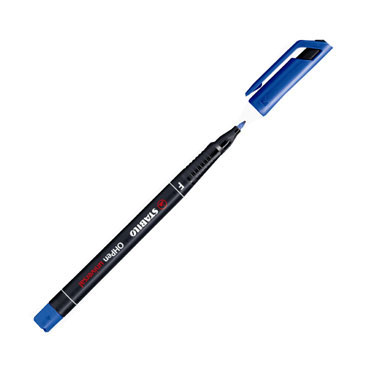 Marcador OH-Pen 0,4 mm. azul Stabilo