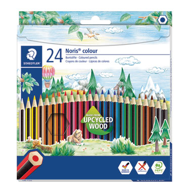 24 lápices de color Noris Colour 185 Staedtler 185C24