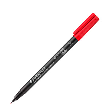 Marcador Lumocolor rojo S Staedtler 313-2