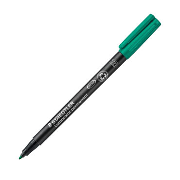 Marcador Lumocolor verde M Staedtler 317-5