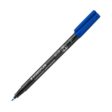 Marcador Lumocolor azul F Staedtler 318-3