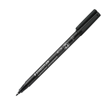 Marcador Lumocolor negro F Staedtler 318-9