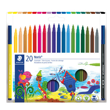 20 rotuladores de color Staedtler 326C20