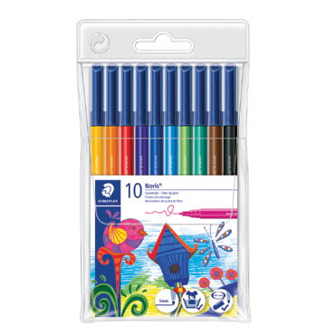 10 rotuladores de color Staedtler 326C10