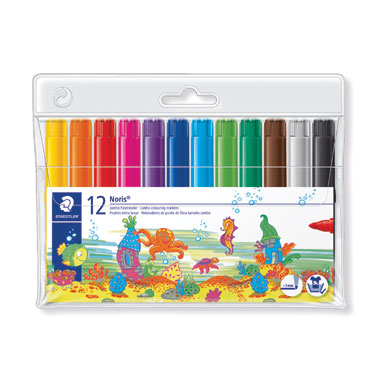 12 rotuladores de color Noris 340 Staedtler 340WP12 12 rotuladores de color Noris 340 Staedtler 340WP12
