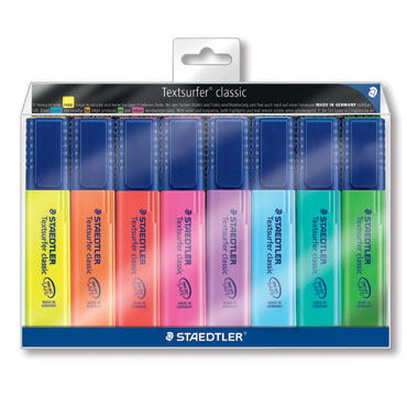 6+2 marcadores fluorescentes Staedtler 364AWP8 6+2 marcadores fluorescentes Staedtler 364AWP8