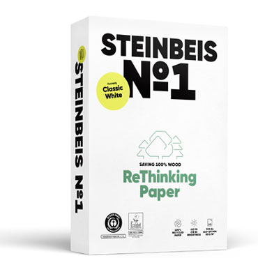 PQ500 papel reciclado Steinbeis Nº 1 Din A-4 80 g/m²