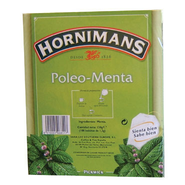 100 bolsas poleo-menta  POLEO