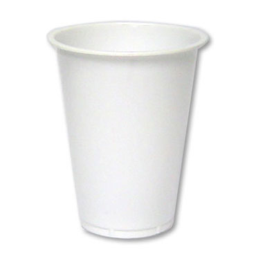 PQ50 vasos de cartón biodegradable blanco 290 cc