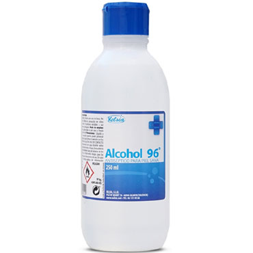 Alcohol 96º bote 250 ml.