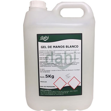 5L gel de manos nacarado pH neutro