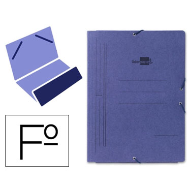 Carpeta gomas Fº bolsa Liderpapel 15797