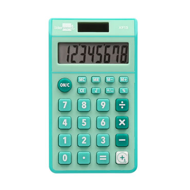 Calculadora de bolsillo verde Liderpapel 163478 Calculadora de bolsillo verde Liderpapel 163478
