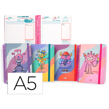 Agenda escolar Classic D/P catalán Liderpapel 163579