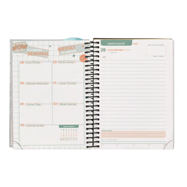 Agenda escolar College personalizable Liderpapel 166420