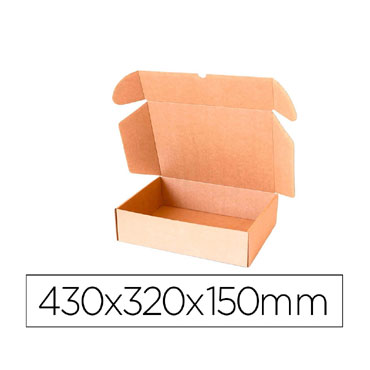 Caja envío automontable 430x320x150 mm. Q-Connect 171296