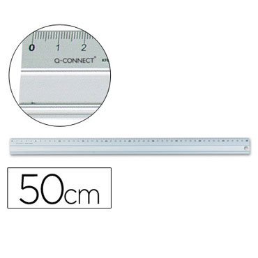 Regla metálica 50 cm. Liderpapel 17910