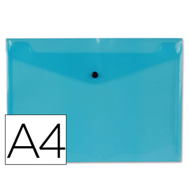 Dossier broche PP Din A-4 azul Liderpapel 19985