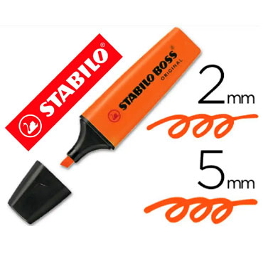 Marcador flúor naranja Stabilo Boss 70/54