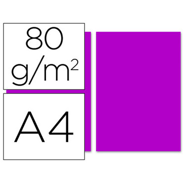 100HJ papel fucsia 80 g/m² Din A-4 Liderpapel 28251