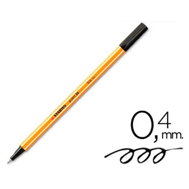 Rotulador Point 88 negro Stabilo 88/46