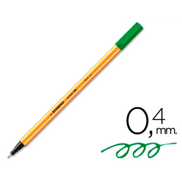 Rotulador Point 88 verde Stabilo 88/36