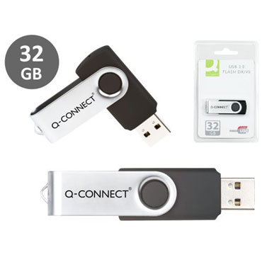 Memoria USB Flash 32 GB Q-Connect