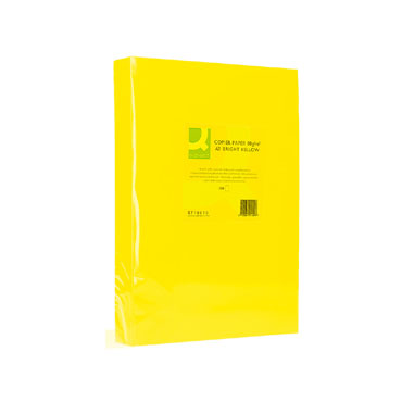 500HJ papel amarillo intenso 80 g/m² Din A-3 Q-Connect 72197