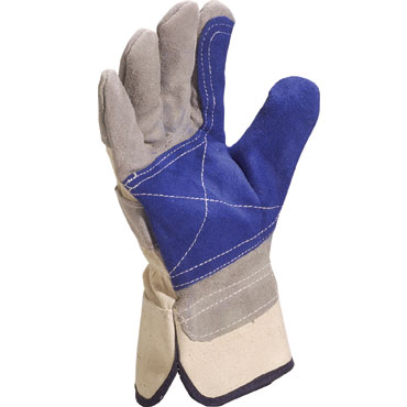 Guantes Docker serraje con refuerzo talla 10 XL Deltaplus