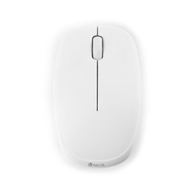 Ratón óptico inalámbrico blanco Q-Connect 79789