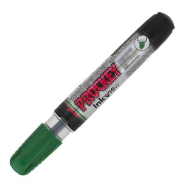 Marcador permanente prockey verde uni-ball