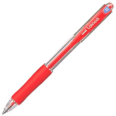 Bolígrafo Lacknock SN100 1,0 rojo uni-ball