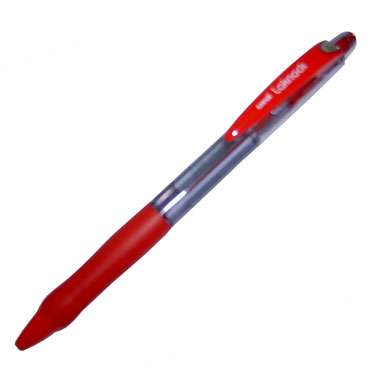 Bolígrafo Lacknock SN100 0,5 rojo uni-ball