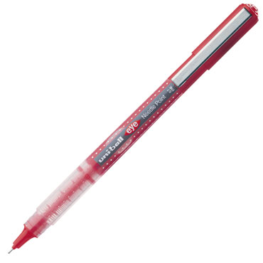Roller tinta líquida needle point 0,7 rojo uni-ball