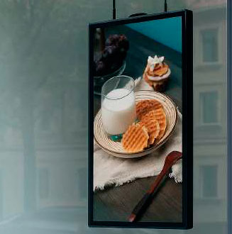 Pantalla escaparate para interior de 43 pulgadas Yovisual