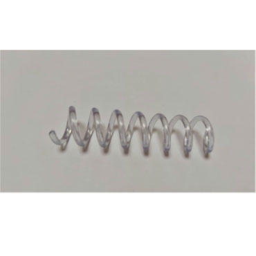 Espiral plástico transparente 12 mm. 5/1