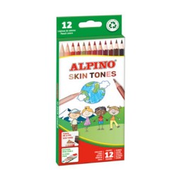 12 lápices de color Skin Tones Alpino AL010854