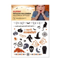 Tatuajes metálicos Halloween Alpino DL000650