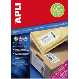 Etiqueta extrafuerte 210x148mm.100HJ Din A-4 (200U) Apli 11786