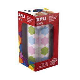 Gomet flor multicolor en rollo Apli 19236