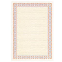 Certificado diploma 25H Din A-4 naranja azul Apli OSD4053