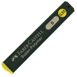 Minas superpolímeras 0,3 mm. B Faber Castell 1203-01