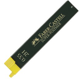Minas superpolímeras 0,3 mm. 2H Faber Castell 1203-12