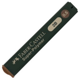 Minas superpolímeras 0,5 mm. 2B Faber Castell 1205-02