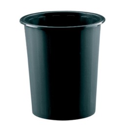 Papelera PP negra Faibo 305-02