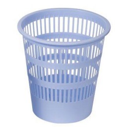 Papelera de rejilla azul pastel Faibo 307-37