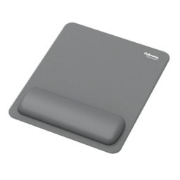 Alfombrilla con reposamuñecas Breyta gris 100142556