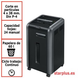 Destructora papel Fellowes 225Ci departamental uso continuo 4622001